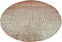 7' 10" Round Red/ Beige Del Mar Collection Area Rug By Unique Loom