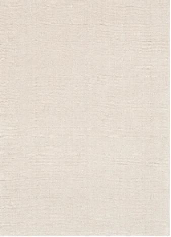 5x7 Surya Bari BAR-2300 Ivory Solid Colored Wool Rug