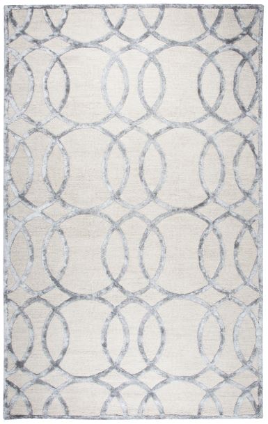 5' x 8' Cream Area Rug by Rizzy Monroe