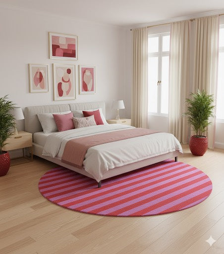 8ft Round Area Rug