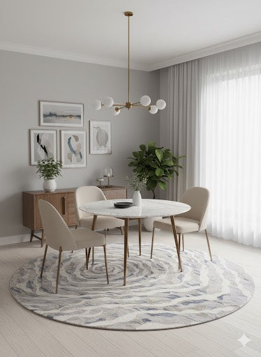 8ft Round Area Rug