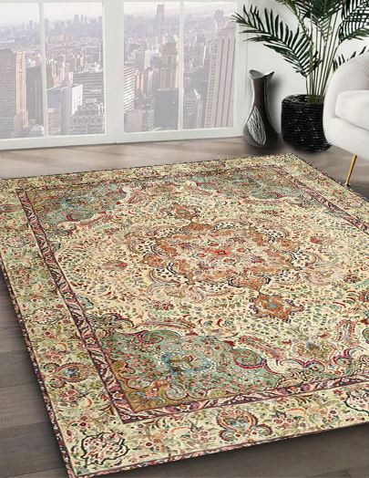 8' x 12' Traditional Brown Persian Area Rug