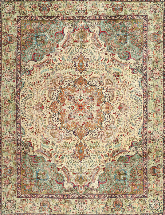 8' x 12' Traditional Brown Persian Area Rug
