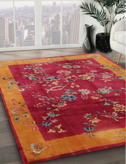 8x10 Red Super Soft Traditional Oriental Area Rug