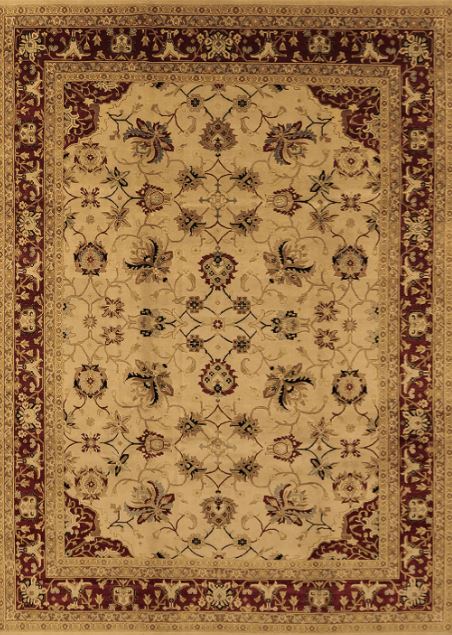 4' x 6' Brown Oriental Industrial Area Rug
