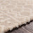 Size 4'3"x5'7" Color Cream Pinnacle Shag Global Rug - Artistic Weavers