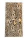 2' x 4' Rectangular Beige & Brown Floral Botanical Modern Washable Area Rug displayed on a plain background.