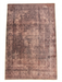 5' x 8' Rectangular Brown Beige Distressed Modern Abstract Area Rug product view highlighting the distressed abstract texture and warm brown tones.