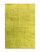 5' x 8' Rectangular Lime Green Solid Contemporary Area Rug isolated on a white background.
