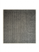 6' x 6' Square Charcoal Gray Textured Minimalist Modern Area Rug isolated on a white background.