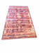 6' x 9' Rectangular Rust Pink Southwestern Tribal Geometric Area Rug product view highlighting the tribal geometric pattern and rust pink color palette.