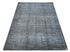 7' x 10' Rectangular Gray Charcoal Distressed Abstract Modern Washable Area Rug displayed on a white background, highlighting its textured distressed abstract design in gray and charcoal tones.