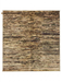 7' x 7' Square Beige & Brown Abstract Modern Area Rug isolated on a white background.