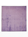 7' x 7' Square Purple Distressed Grid Geometric Modern Area Rug isolated on a white background.