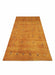 7' x 9' Rectangular Gold Camel Animal Tribal Southwestern Area Rug isolated on a white background.