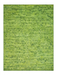 7' x 9' rectangular green textured micro dot modern area rug isolated on a white background.