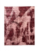 8' x 10' Rectangular Blush & Burgundy Distressed Abstract Modern Area Rug isolated on a white background.