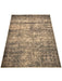 8' x 10' Rectangular Brown & Beige Distressed Abstract Modern Washable Area Rug isolated on a white background.