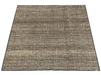8' x 8' Square Ivory Charcoal Grid Modern Washable Area Rug displayed on a white background, showcasing its clean ivory and charcoal grid pattern.