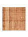 8' x 8' square terracotta & beige textured abstract modern area rug isolated on a white background.