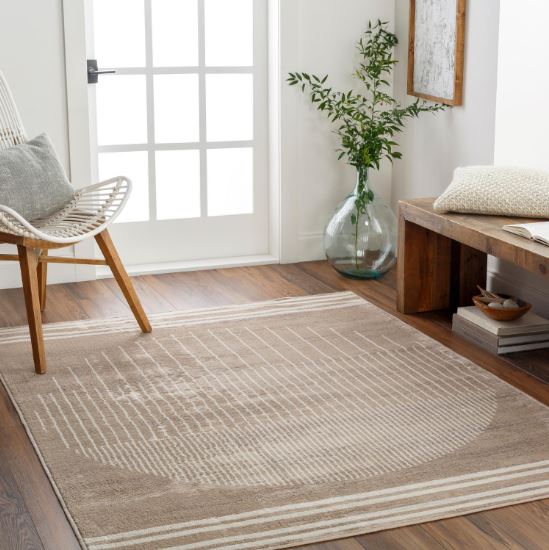 7'10" x 10' Modern Floransa Area Rug By Surya