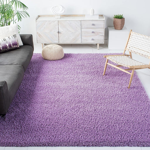 8' x 10', Lilac California Shag Area Rug Non-Shedding & Easy Care, 2-inch Thick By SAFAVIEH