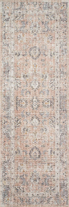 Loloi II Skye Collection SKY-01 BLUSH / GREY, Traditional 2'-3" x 3'-9" Accent Rug
