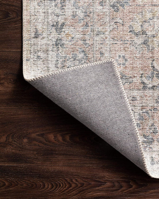 Loloi II Skye Collection SKY-01 BLUSH / GREY, Traditional 2'-3" x 3'-9" Accent Rug