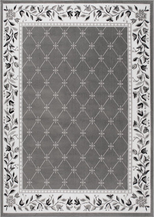 Home Dynamix Lyndhurst Sheraton Area Rug, rectangle, Gray 21 in x 35 in