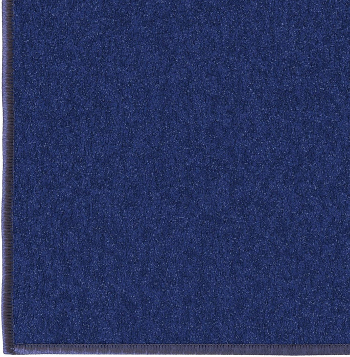 Machine Washable Modern Solid Design Non-Slip Rubberback 2x3 Traditional Area Rug for Entryway, Bedroom, Kitchen, Bathroom, 2'3" x 3', Navy