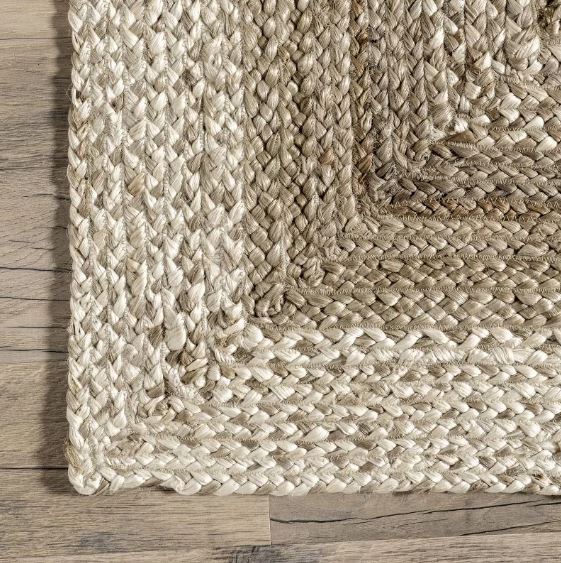 Size Oval 5' x 8' Nuloom Charlene Braided Border Jute Area Rug