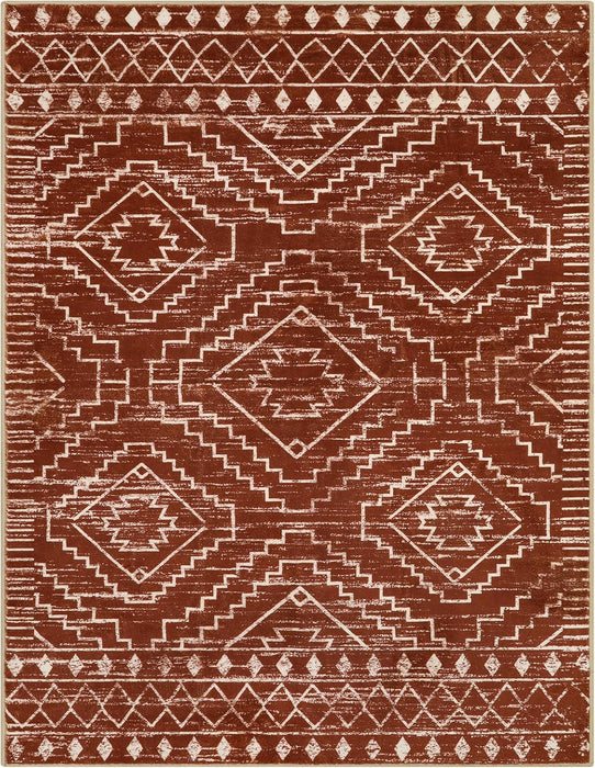 5x7 Soft Washable Moroccan Bohemian Tribal Geometric Area Rug