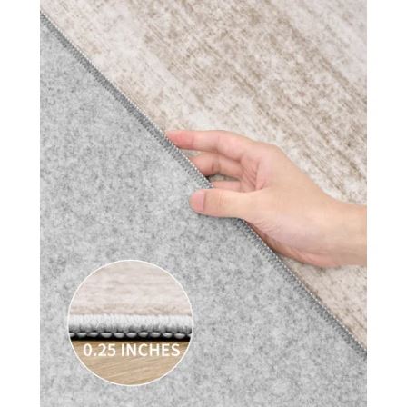 2' x 12' (Beige) Vintage Striped Non Slip Washable Area Rug