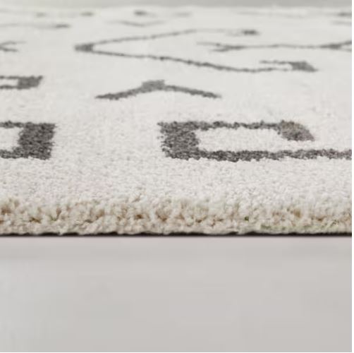 Elina Dark Grey 8 ft. x 10 ft. Moroccan Area Rug