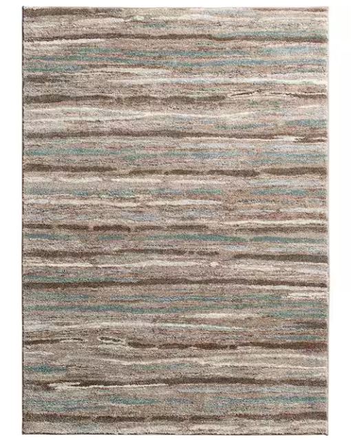 Shoreline Multi 8 ft. x 10 ft. Striped Area Rug