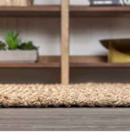 Pata Hand Woven Chunky Jute Natural 10 ft. x 13 ft. Area Rug
