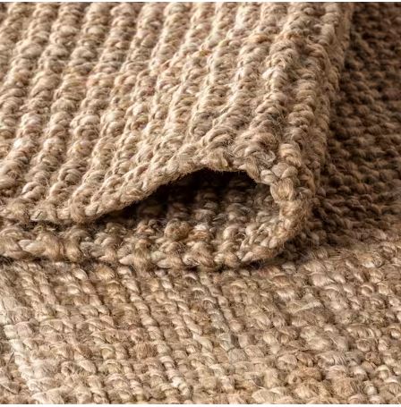Pata Hand Woven Chunky Jute Natural 10 ft. x 13 ft. Area Rug