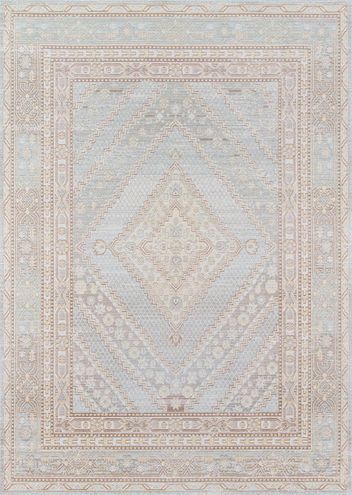 Momeni Isabella Traditional Geometric Flat Weave Area Rug, 2 ft 0 in x 3 ft 0 in, Blue