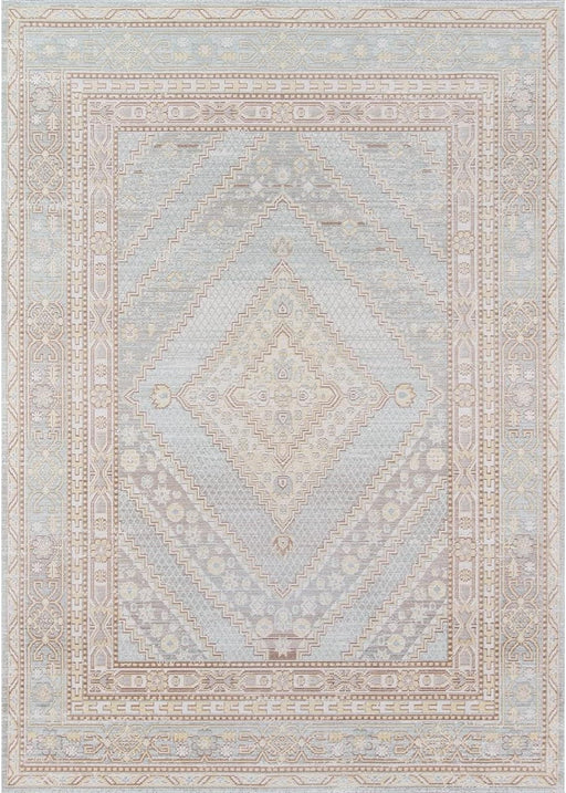 Momeni Isabella Traditional Geometric Flat Weave Area Rug, 2 ft 0 in x 3 ft 0 in, Blue