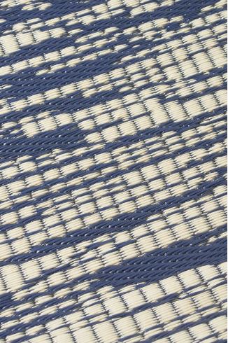 Size 6' x 9 Brooklyn - Blue Abstract Outdoor Rug for Patio