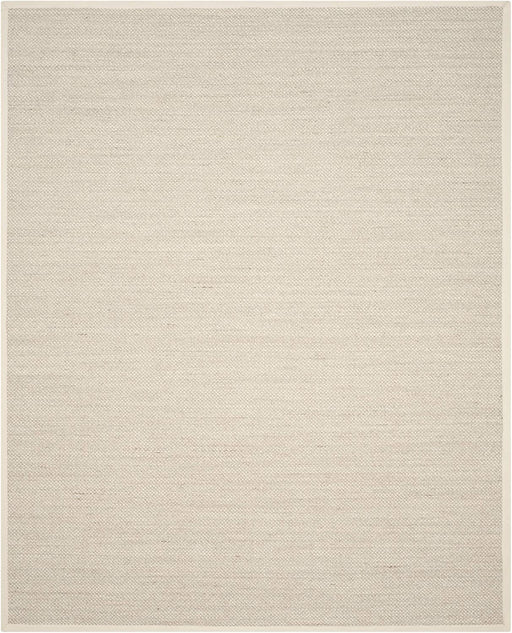 8' x 10' Marble/Beige Border Sisal  Natural Fiber Collection Area Rug By SAFAVIEH