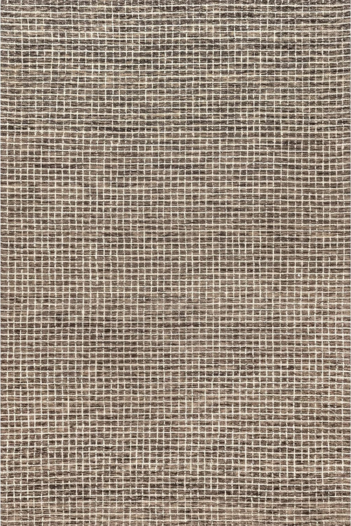 nuLOOM Arvin Olano Melrose Checked Wool Area Rug, 9' x 12', Brown
