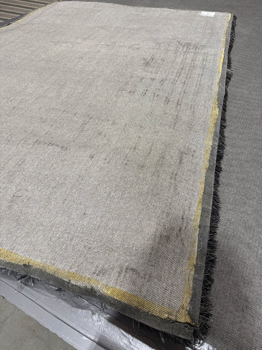 5' x 7' Black Hand Made Hand Tufted Area Rug