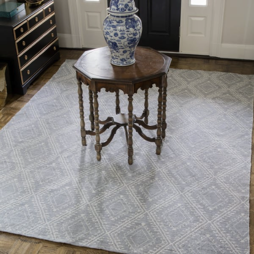 5x8 Color Grey AREA RUG by Erin Gates by Momeni