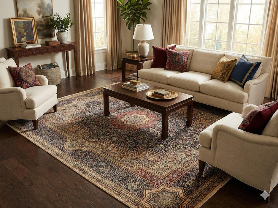 7' x 7' Square Area Rug