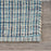 5' x 7'9" LR Home Blessy Cecille Bleach/Blue Modern Grid Jute Blend Area Rug
