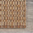 Size 5' x 7'9" Hand Made Multi-Toned Checkered Organic Jute Area Rug