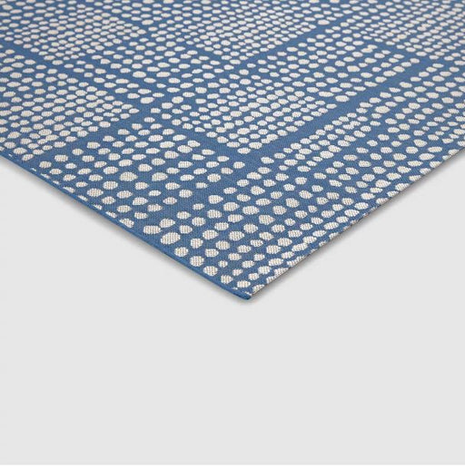 8' x 10' Dot Grid Outdoor Rug Blue - Project 62™