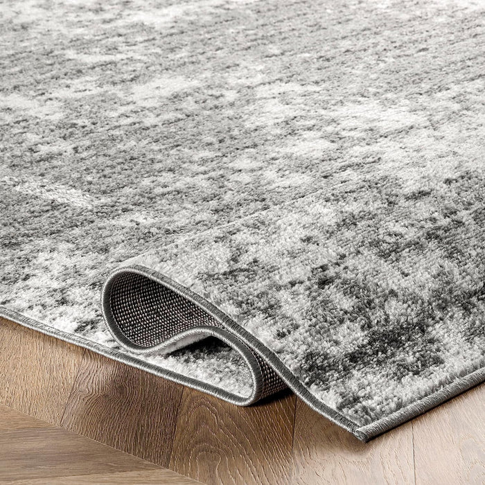 nuLOOM Deedra Modern Abstract Runner Rug, 2' x 6', Grey