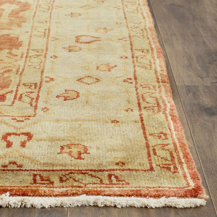 Size 6' x 9' Rust / Ivory Safavieh Oushak Rug Collection